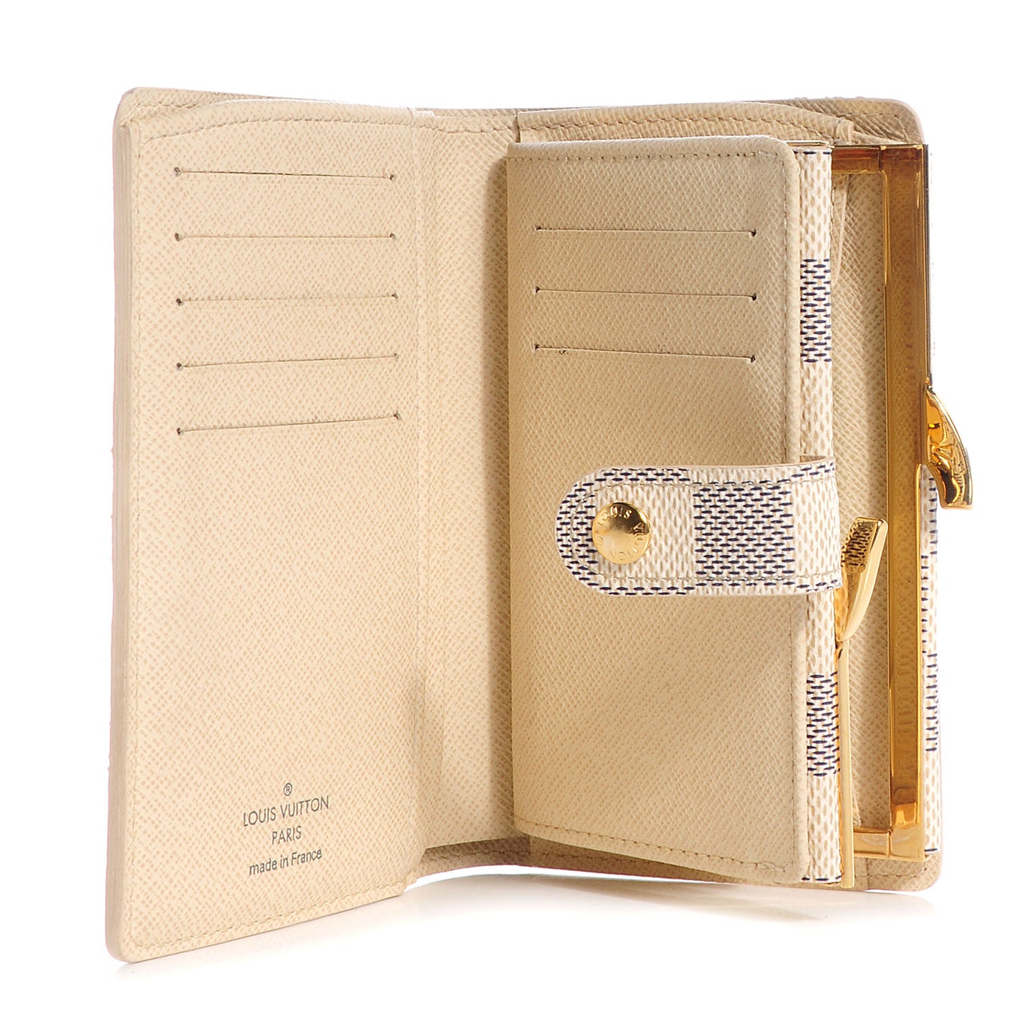 Damier Azur French Purse Wallet