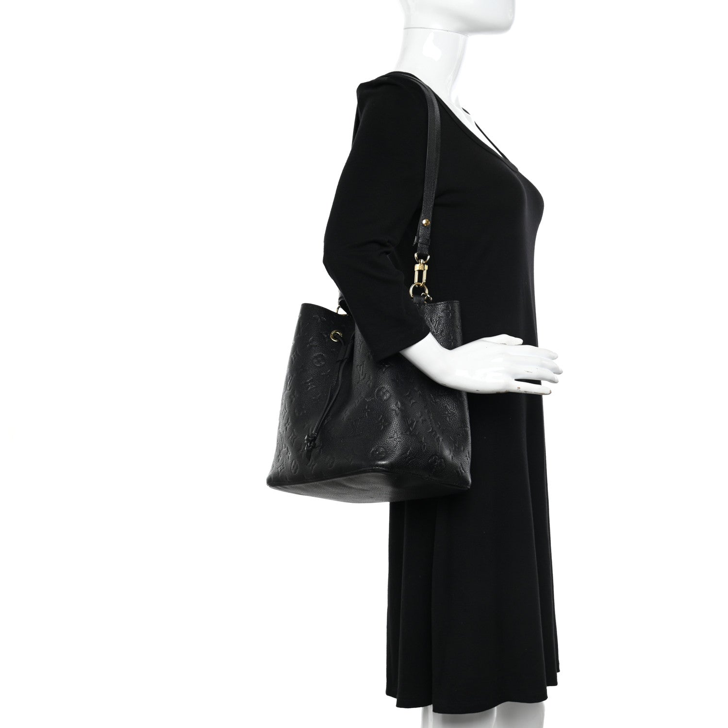 Louis Vuitton Empreinte Neonoe MM Black 2 of 12