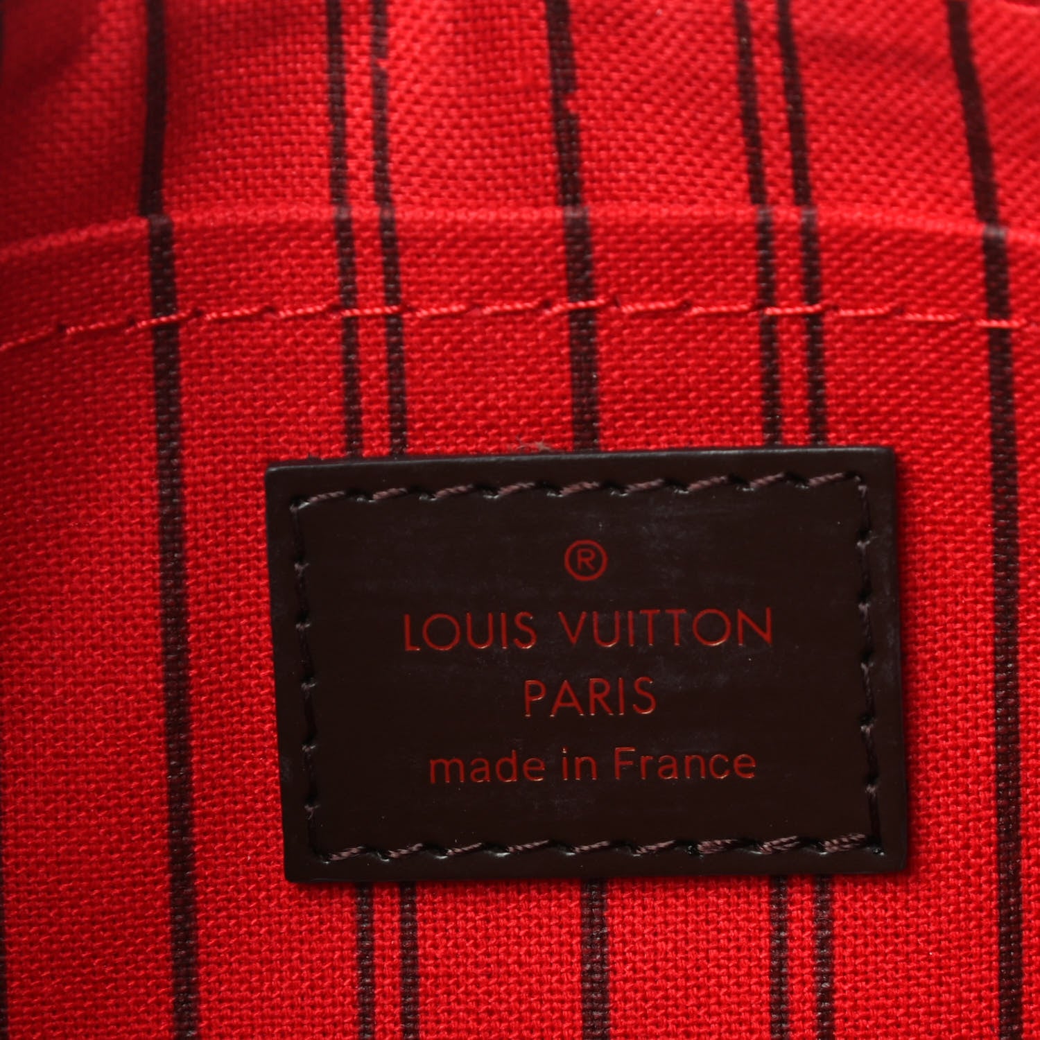Louis Vuitton Damier Ebene Neverfull MM GM Pochette 6 of 7