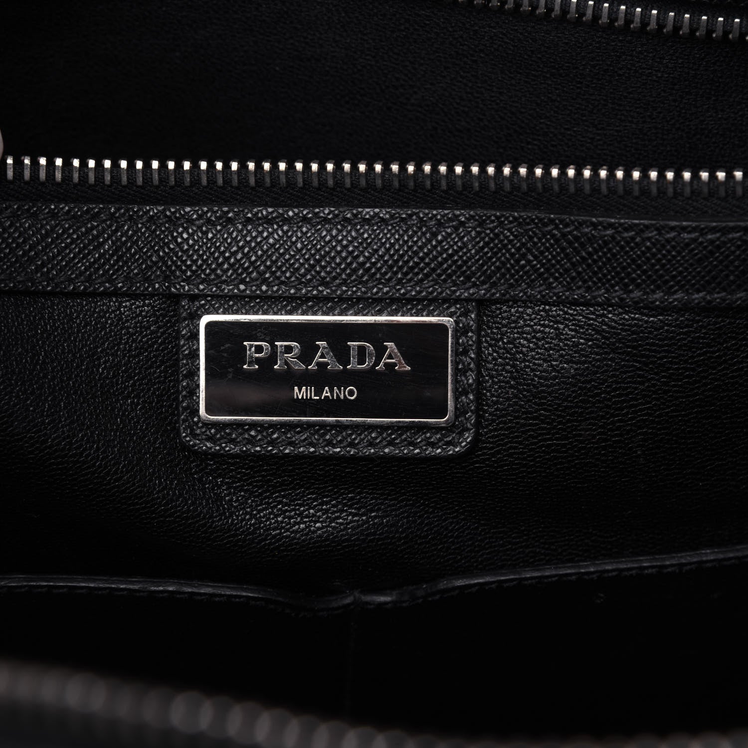 Prada Saffiano Travel Briefcase Nero Black 6 of 21