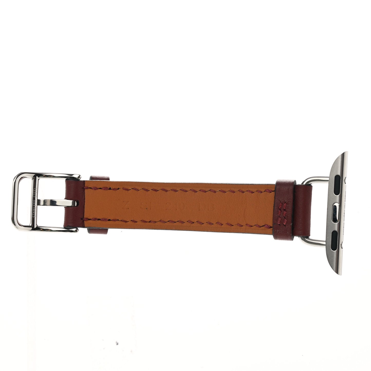 Swift 41mm Apple Watch Attelage Double Tour Band Rouge H