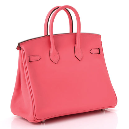 Hermes Swift Birkin 25 Rose Azalee 3 of 39