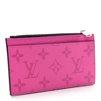 Louis Vuitton Taigarama Coin Card Holder Fuchsia 3 of 7