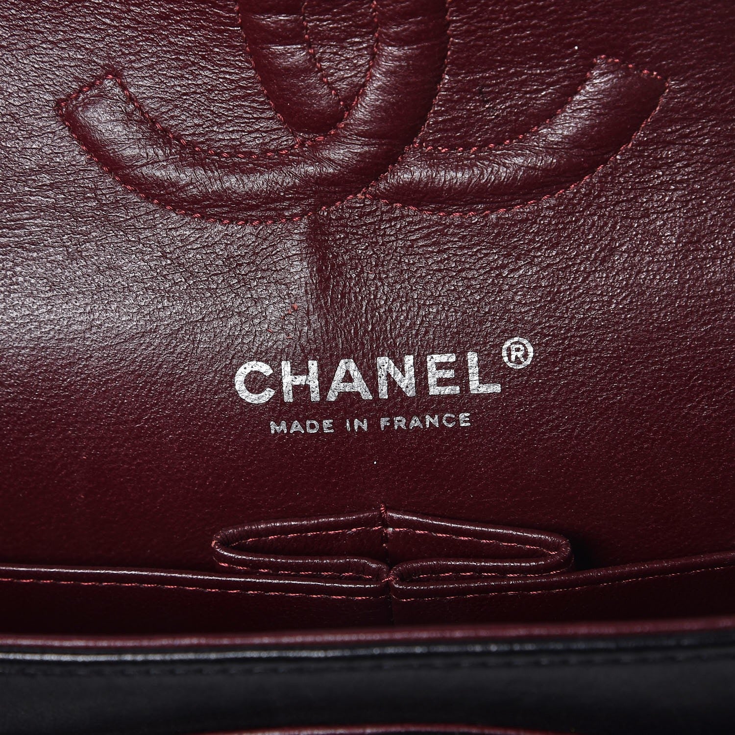 Chanel Lambskin Quilted Medium Double Flap Black 6 of 8