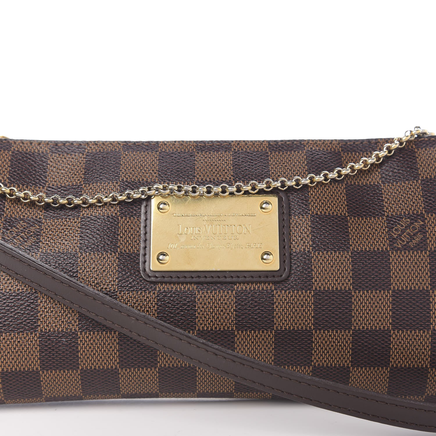 Louis Vuitton Damier Ebene Eva Clutch 11 of 11