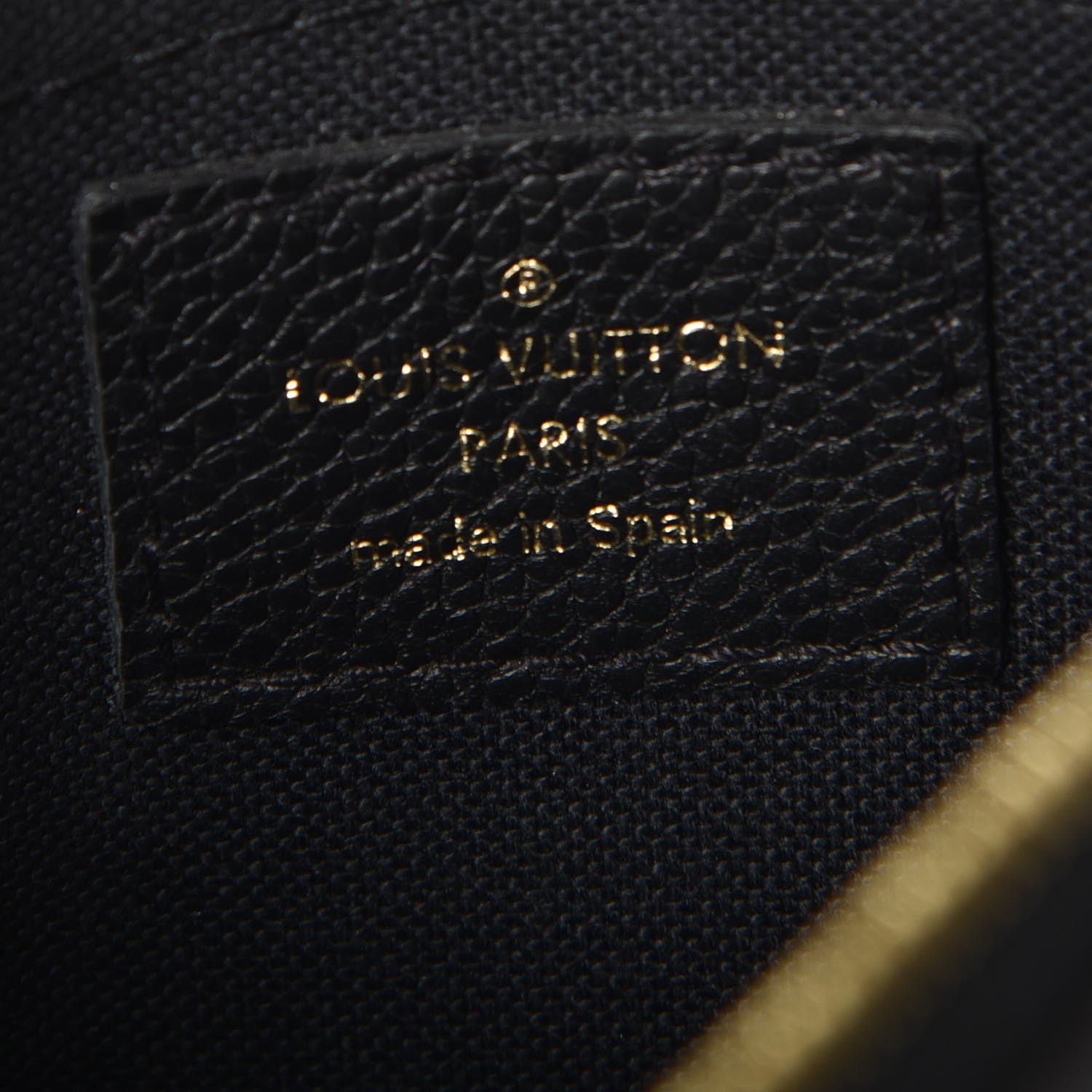 Louis Vuitton Monogram Pallas Clutch Black 6 of 7