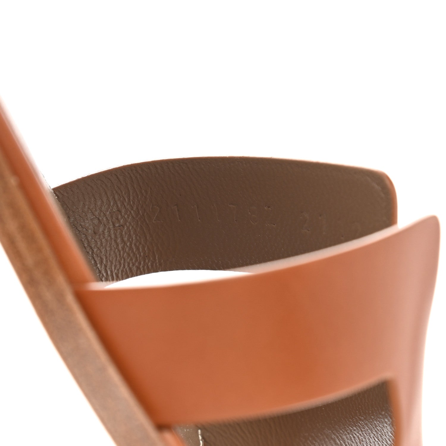 Hermes Calfskin Santorini Sandals 35 Naturel 8 of 9