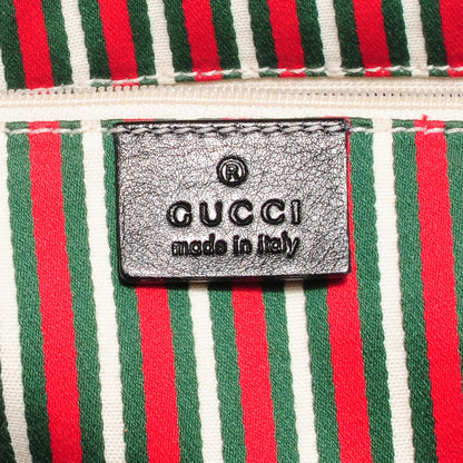 Gucci Monogram Medium New Britt Tote Black 5 of 7