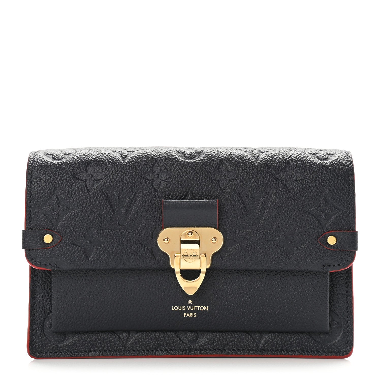 Louis Vuitton Empreinte Vavin Chain Wallet Marine Rouge 1 of 9