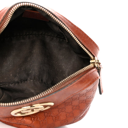 Gucci Metallic Microguccissima GG Cosmetic Case Burnt Orange 5 of 7