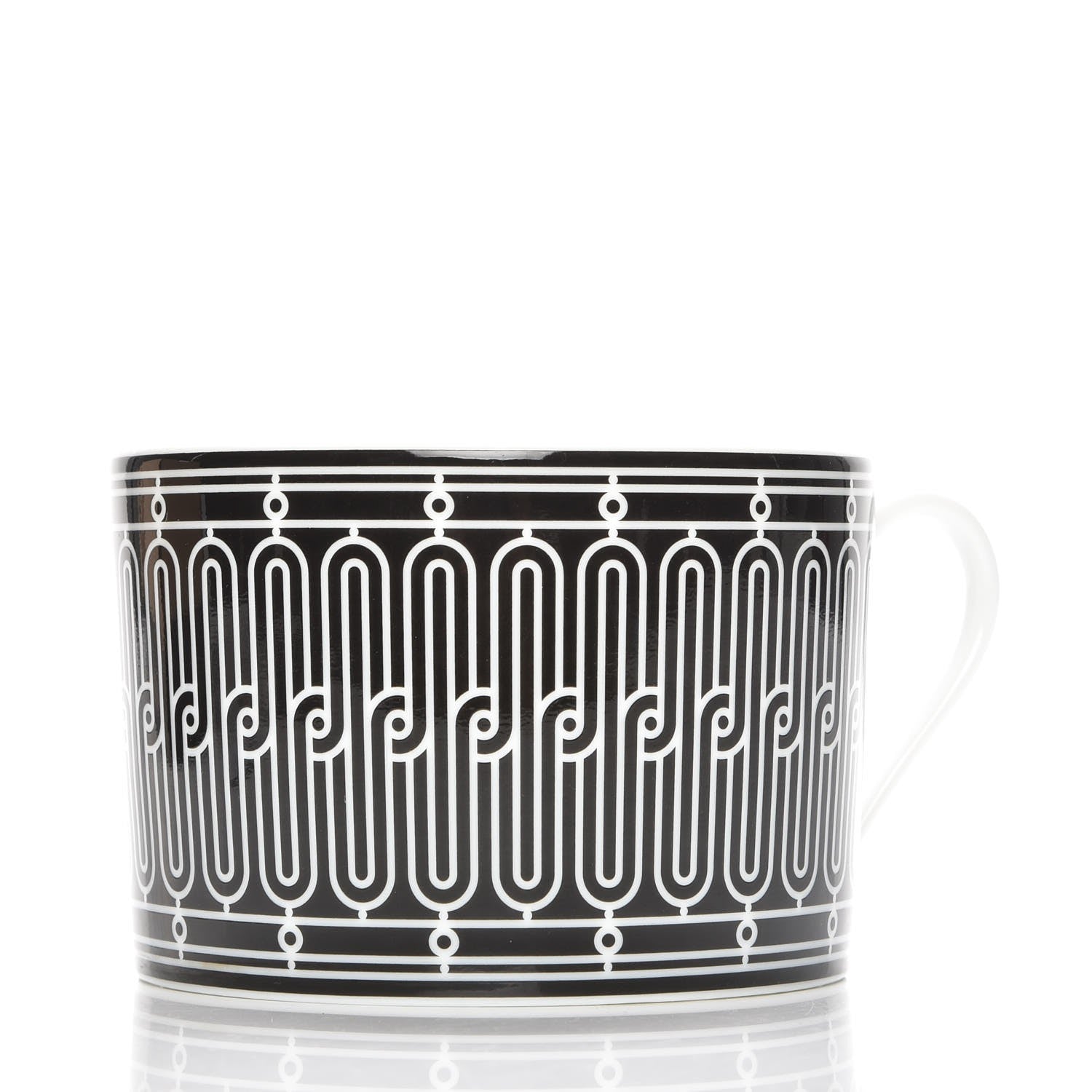 Hermes Porcelain Art Deco Breakfast Cup 3 of 5
