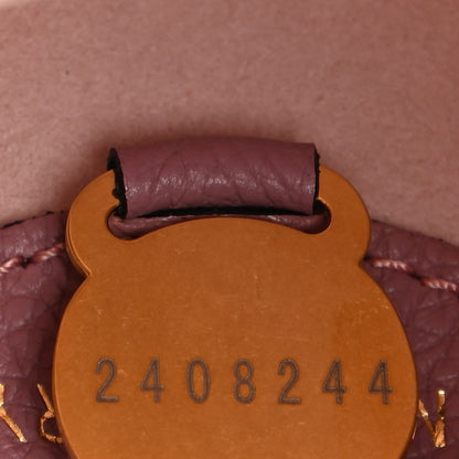 Mulberry Classic Grain Calfskin Small Lily Flap Light Mocha Rose 7 of 9