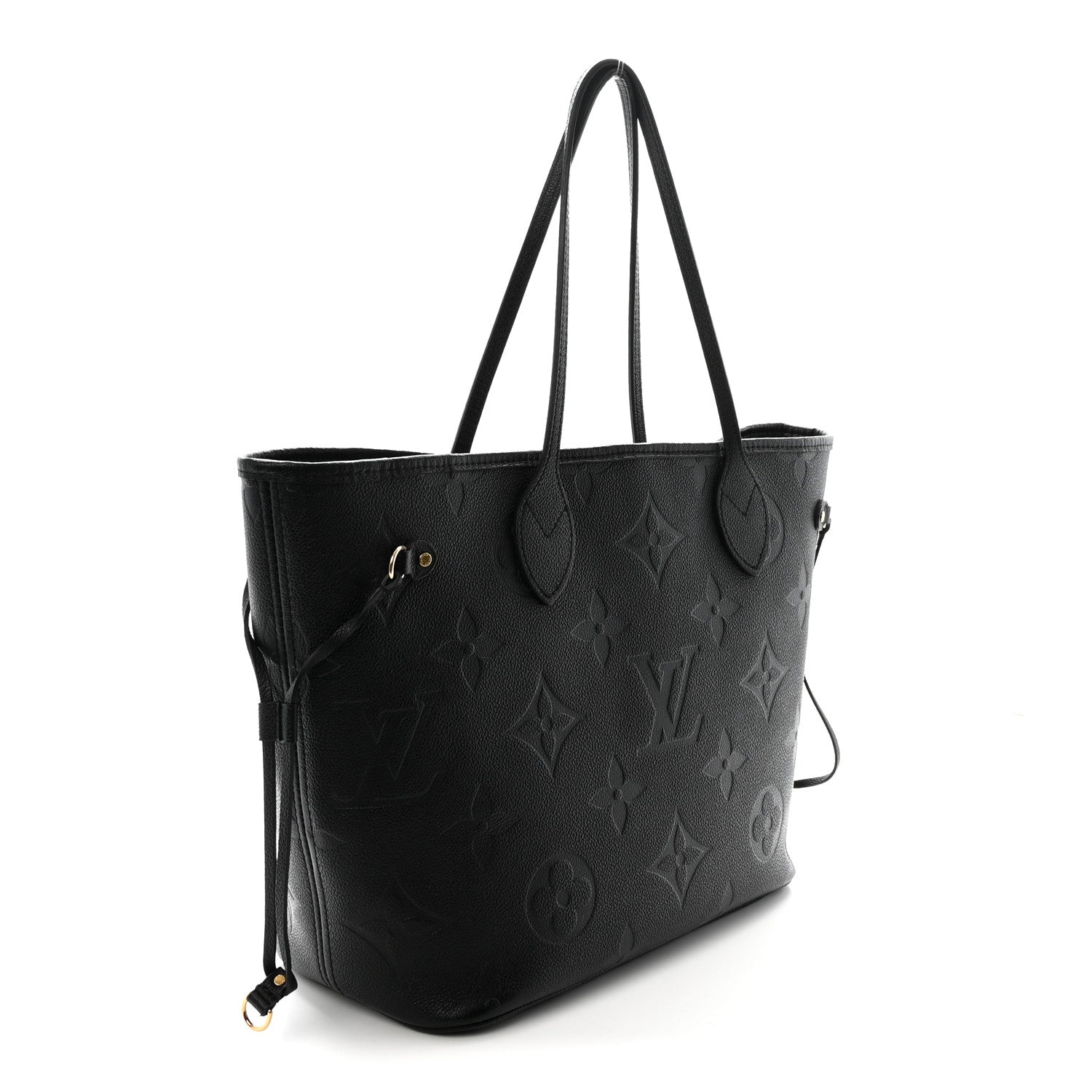 Louis Vuitton Empreinte Monogram Giant Neverfull MM Black 4 of 10