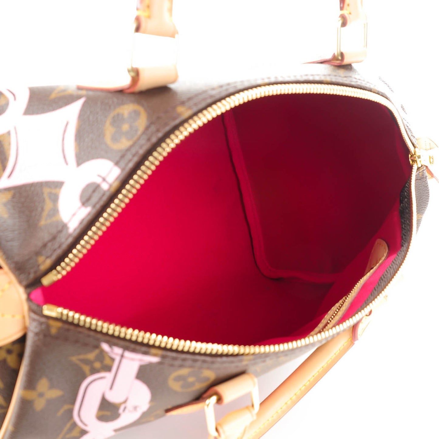 Monogram Bay Speedy 30 Rose Ballerine Poppy