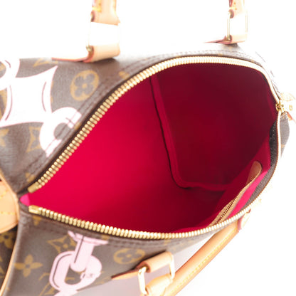 Louis Vuitton Monogram Bay Speedy 30 Rose Ballerine Poppy 5 of 7