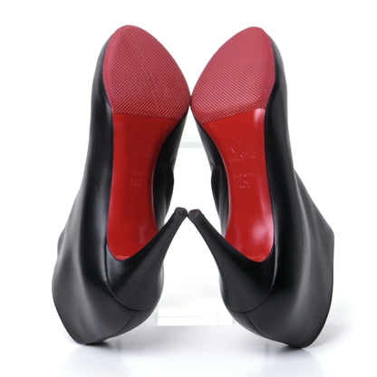 Christian Louboutin Calfskin Belle 85 Ankle Boots 40.5 Black 5 of 7