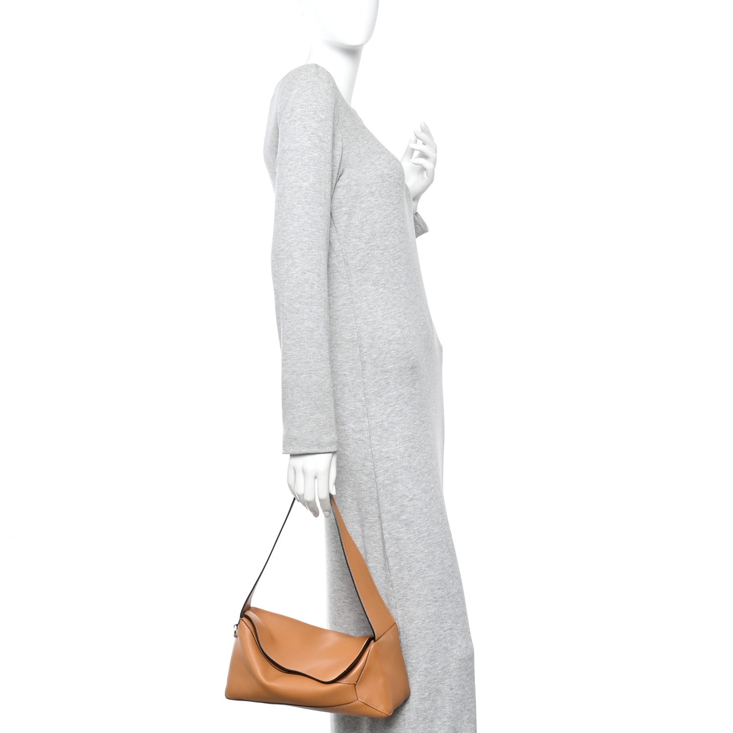 Loewe Calfskin Puzzle Hobo Warm Dessert 2 of 12