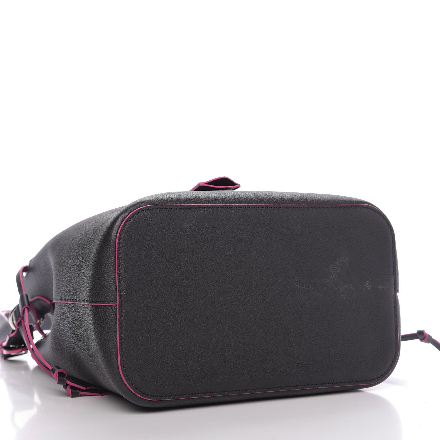 Louis Vuitton Calfskin Lockme Bucket Black 4 of 9