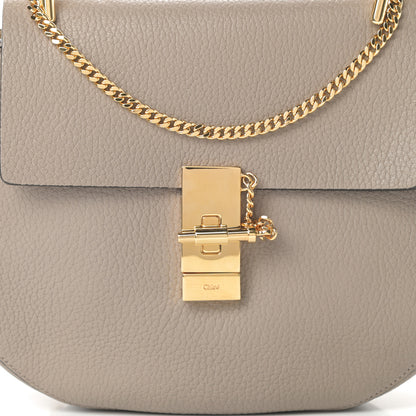 Chloe Grained Lambskin Drew Shoulder Bag Motty Grey 7 of 9