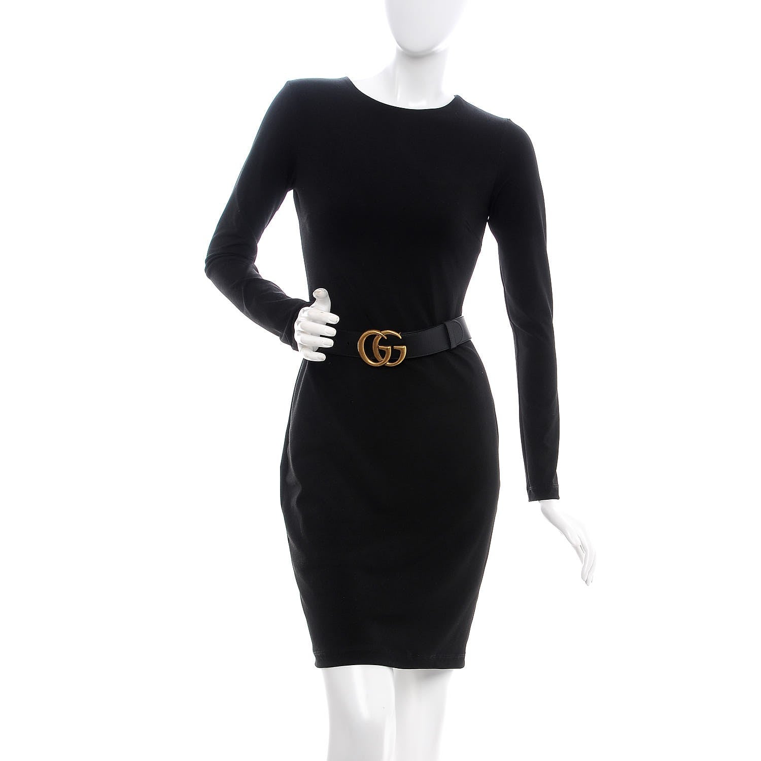 Gucci Calfskin Double G 40mm Belt 65 26 Black 2 of 5