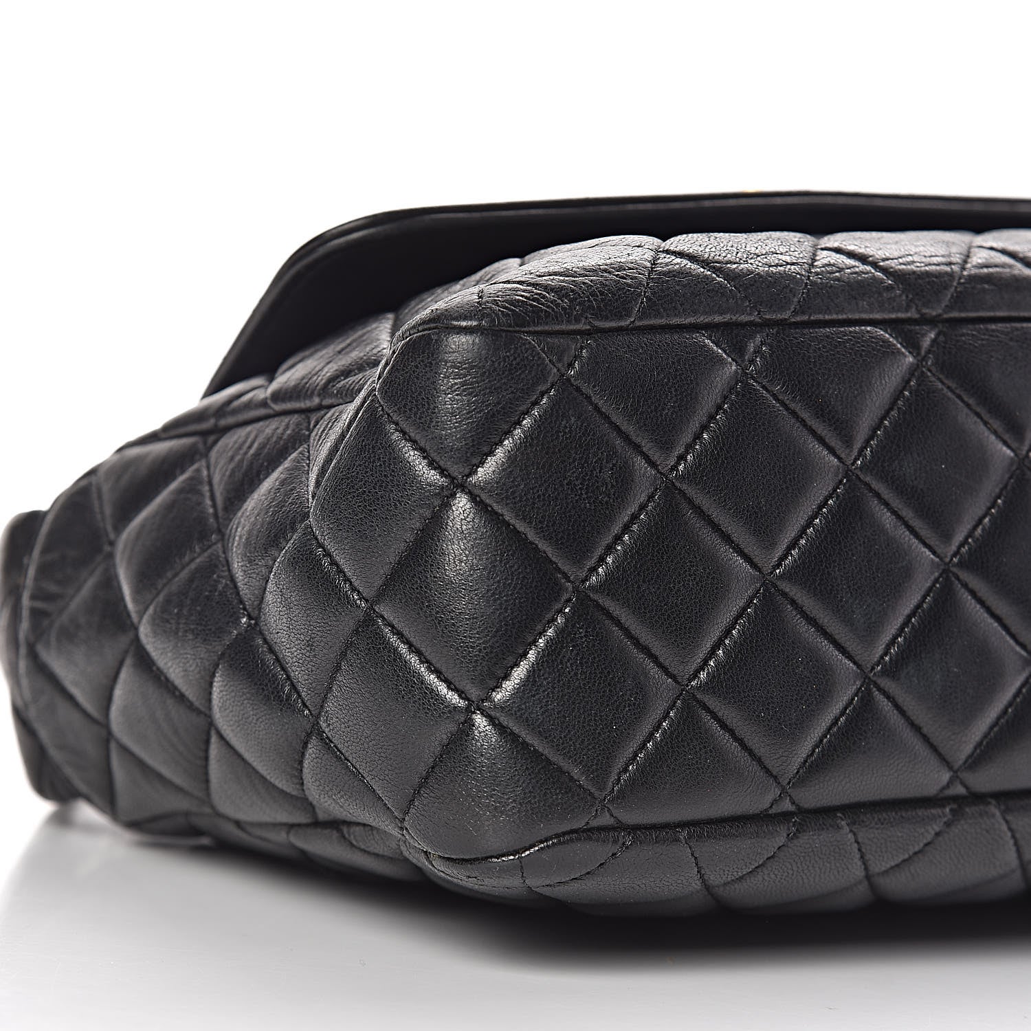 Chanel Lambskin Quilted Flap Shoulder Bag Black 11 of 12