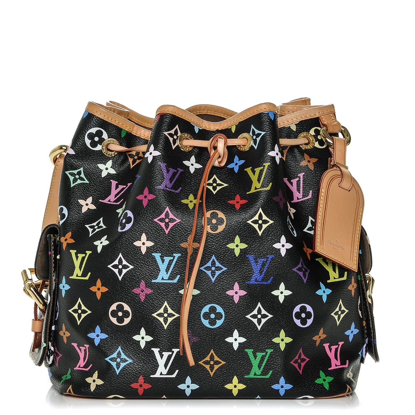 Monogram Multicolor Petit Noe Black