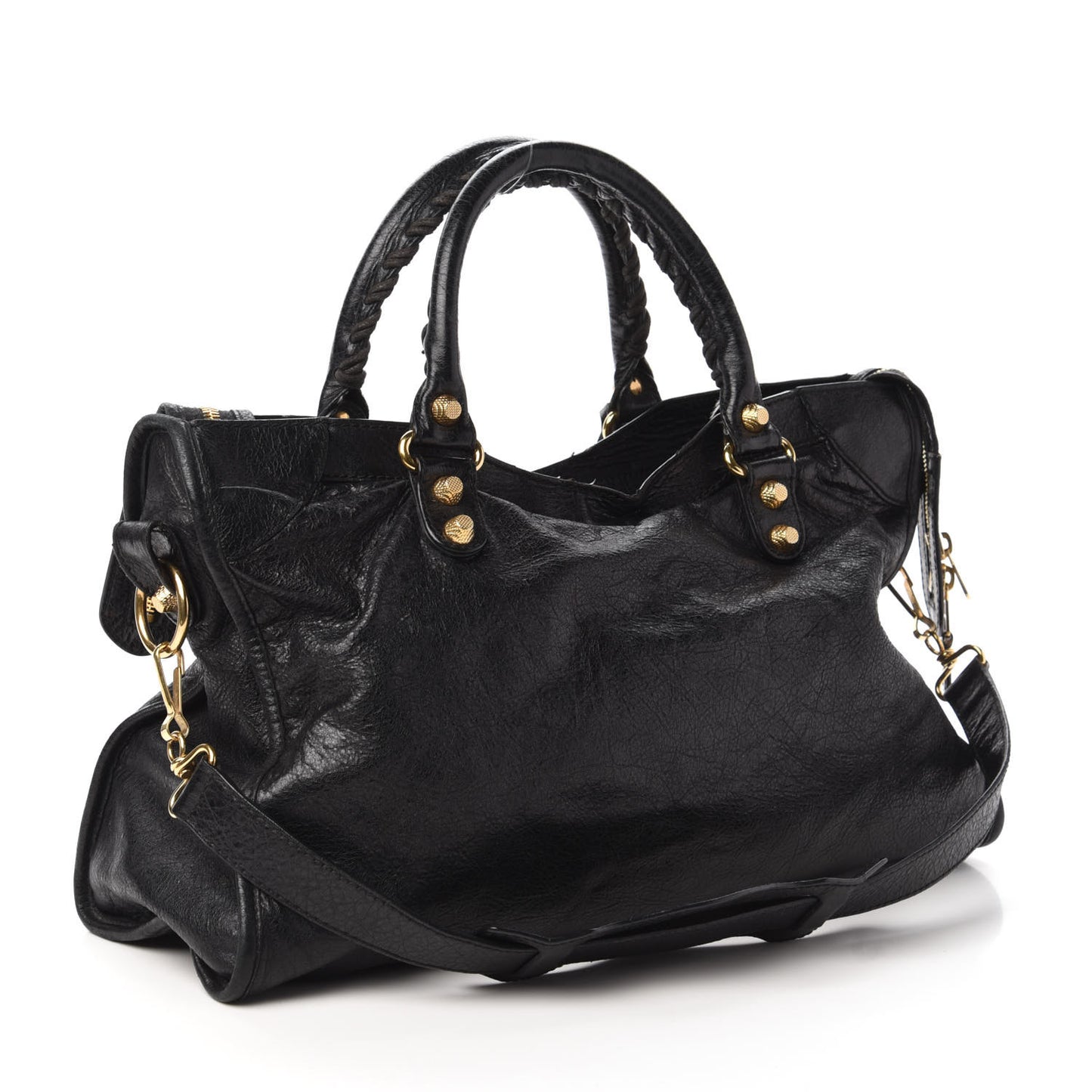 Agneau Giant 12 Gold Hardware City Black