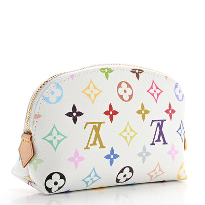 Louis Vuitton LV x TM Monogram Multicolor Cosmetic Pouch PM White 3 of 7