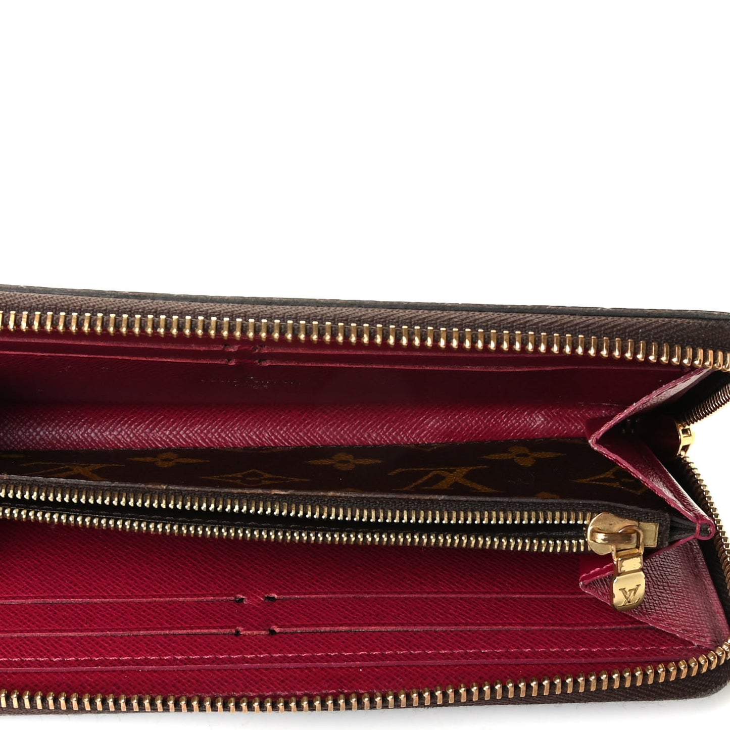 Monogram Clemence Wallet Fuchsia