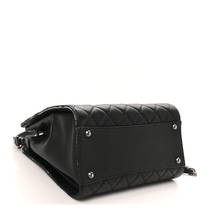 Chanel Caviar Quilted Medium CC Bucket Bag Black 3 of 11