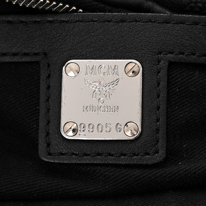 MCM Calfskin Ottomar Monogram Fursten Belt Bag Black 6 of 10