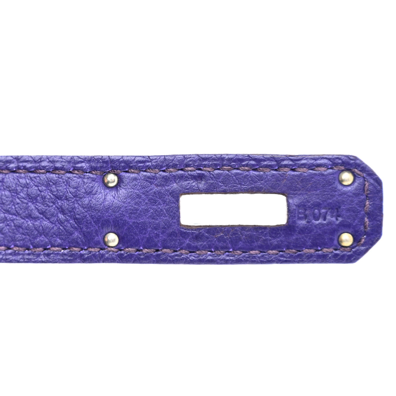 Hermes Togo Kelly Retourne 35 Iris 7 of 10