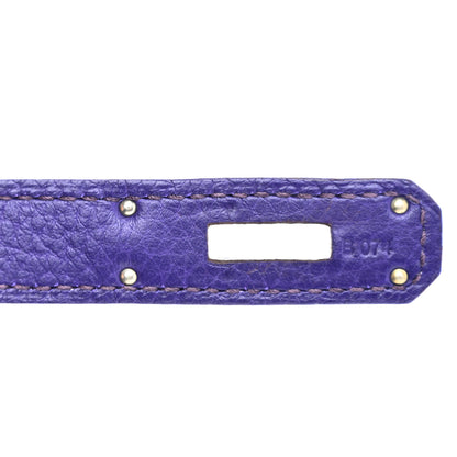 Hermes Togo Kelly Retourne 35 Iris 7 of 10