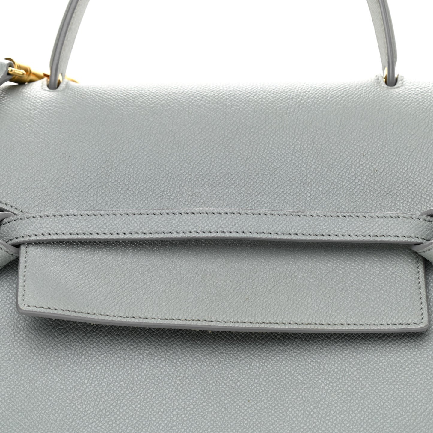 Grained Calfskin Mini Belt Bag Cloud
