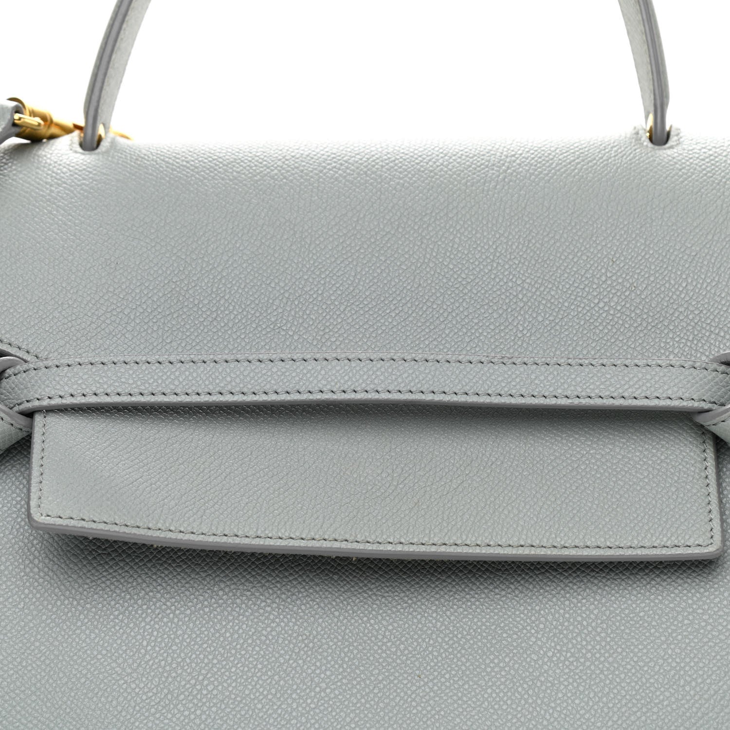 Celine Grained Calfskin Mini Belt Bag Cloud 7 of 16