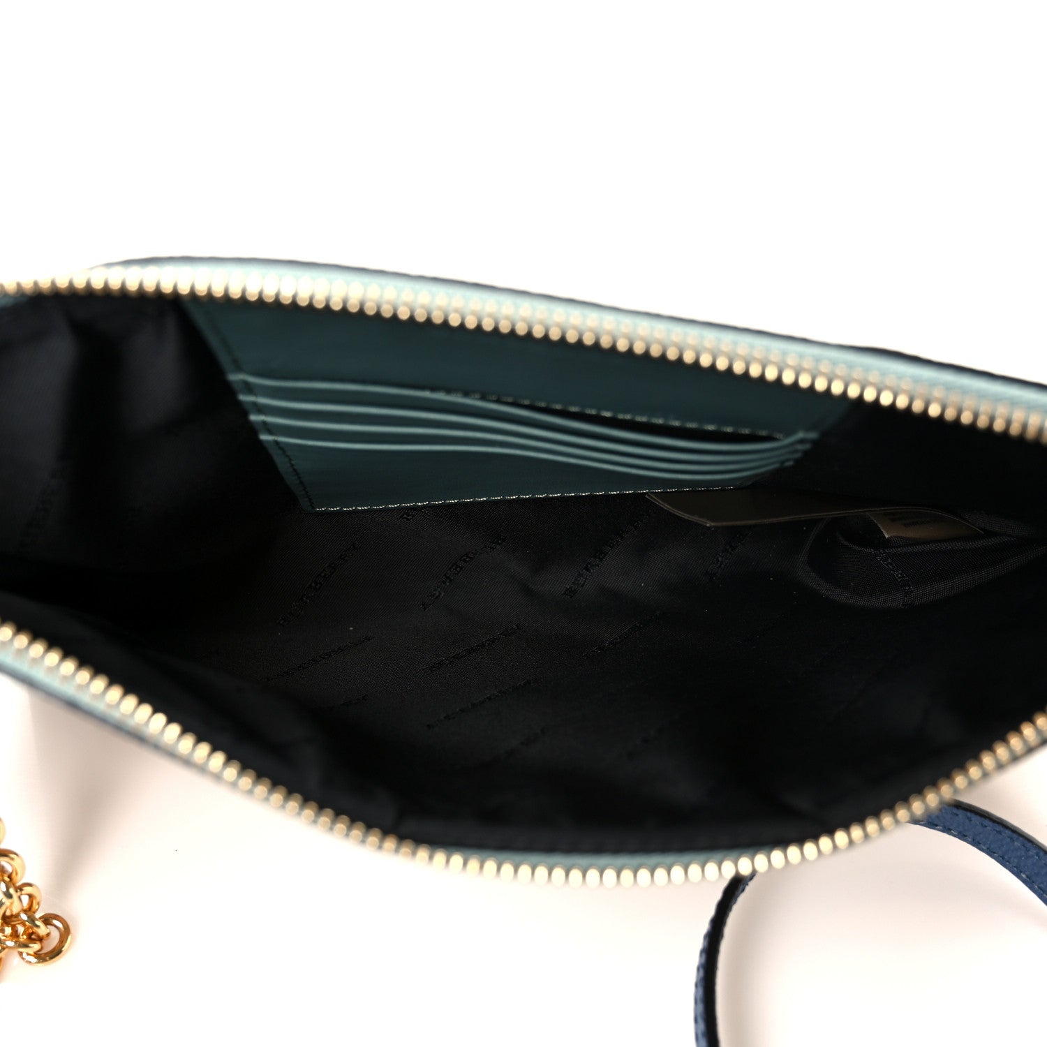 Burberry Haymarket Check Derby Peyton Crossbody Clutch Bag Eucalyptus Green 5 of 10