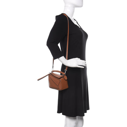 Loewe Calfskin Mini Puzzle Bag Tan 2 of 9
