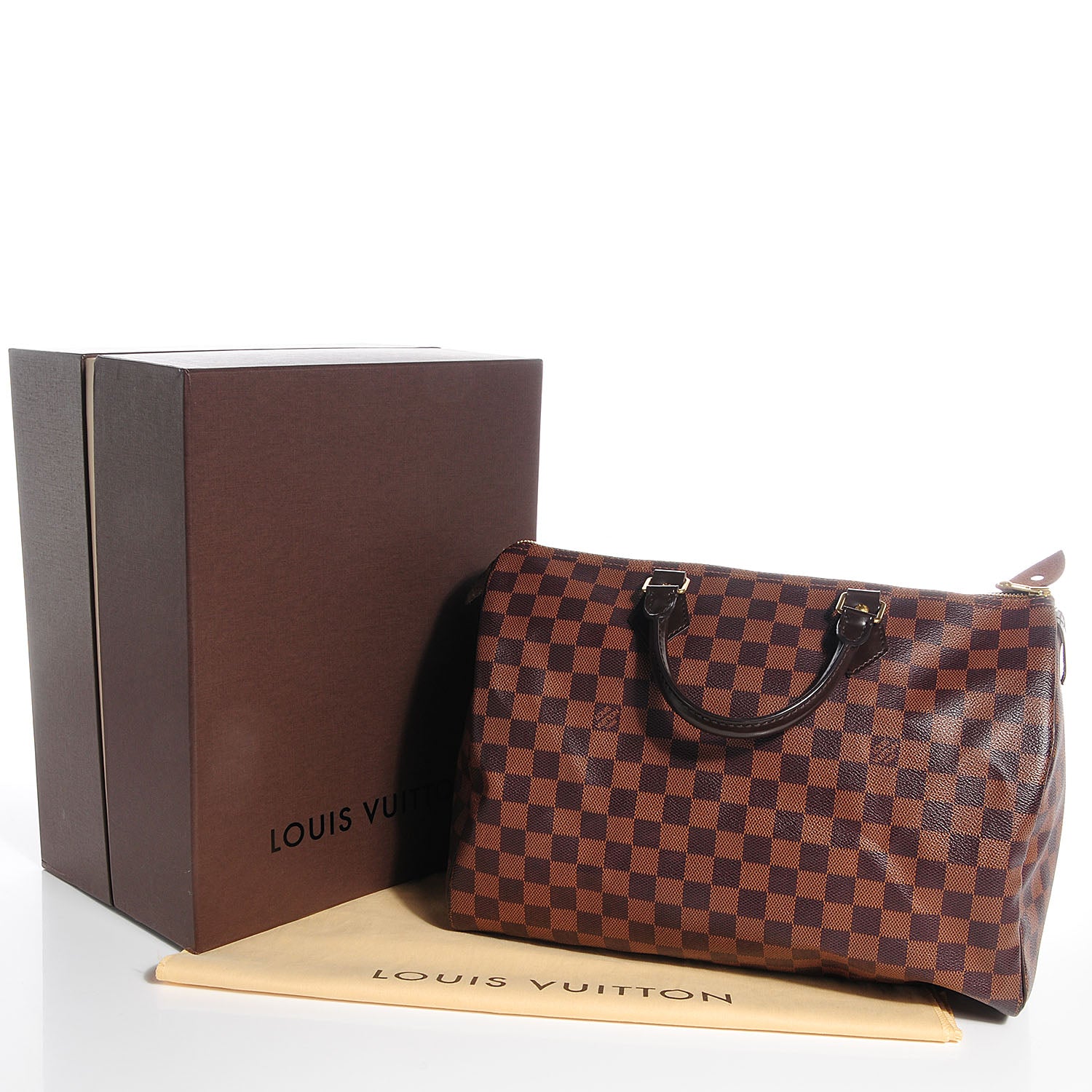 Louis Vuitton Damier Ebene Speedy 35 5 of 9