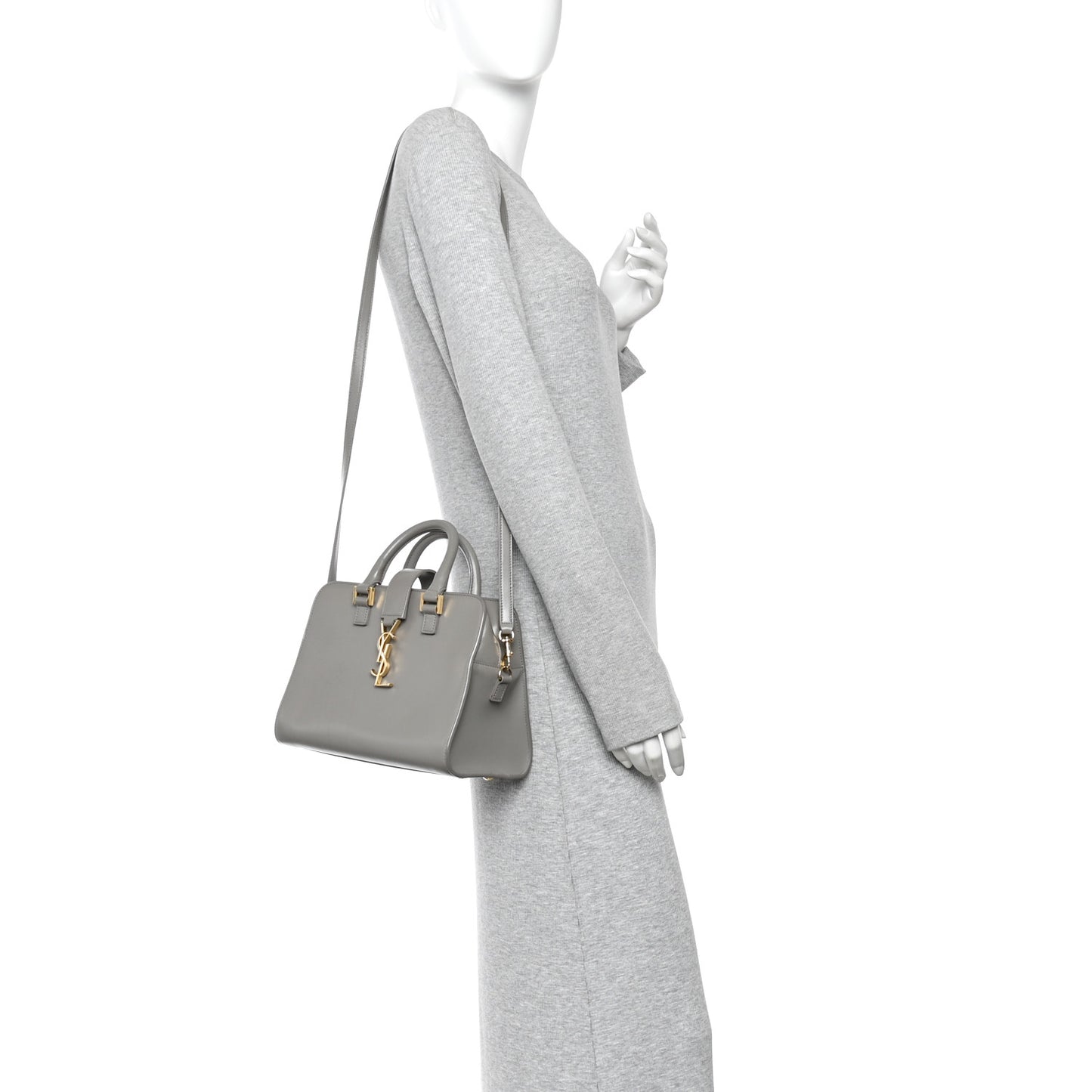 Calfskin Monogram Baby Cabas Fog