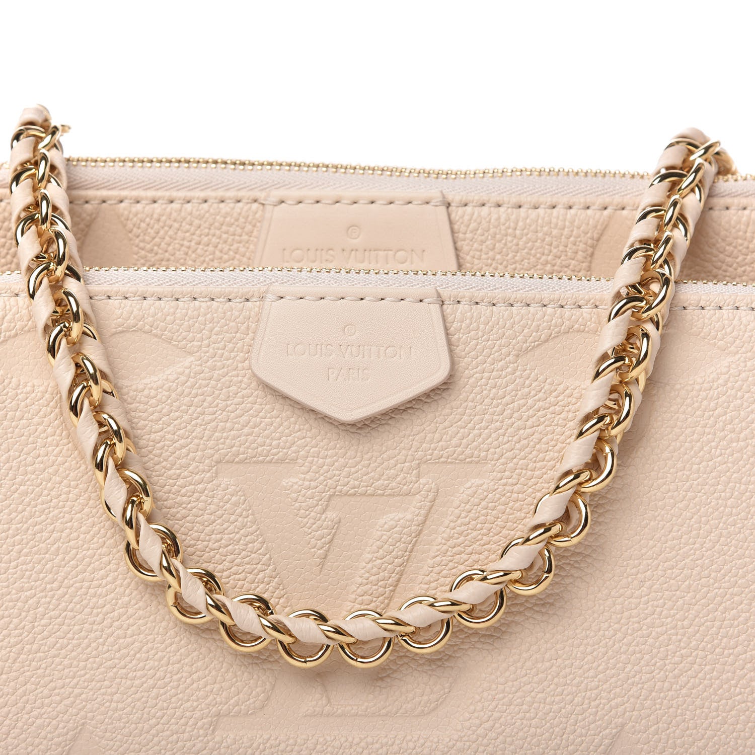 Louis Vuitton Empreinte Monogram Giant Multi Pochette Accessories Cream 10 of 11
