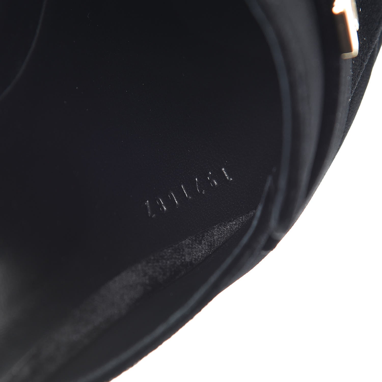 Hermes Velvet Trocadero Mule 37.5 Black 8 of 9