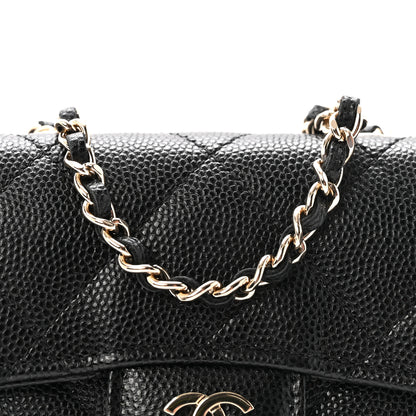 Chanel Caviar Quilted Mini Chain Belt Bag Black 6 of 9
