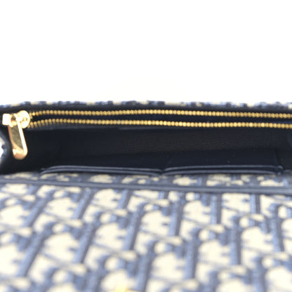 Christian Dior Oblique 30 Montaigne 2-In-1 Pouch Blue 5 of 9
