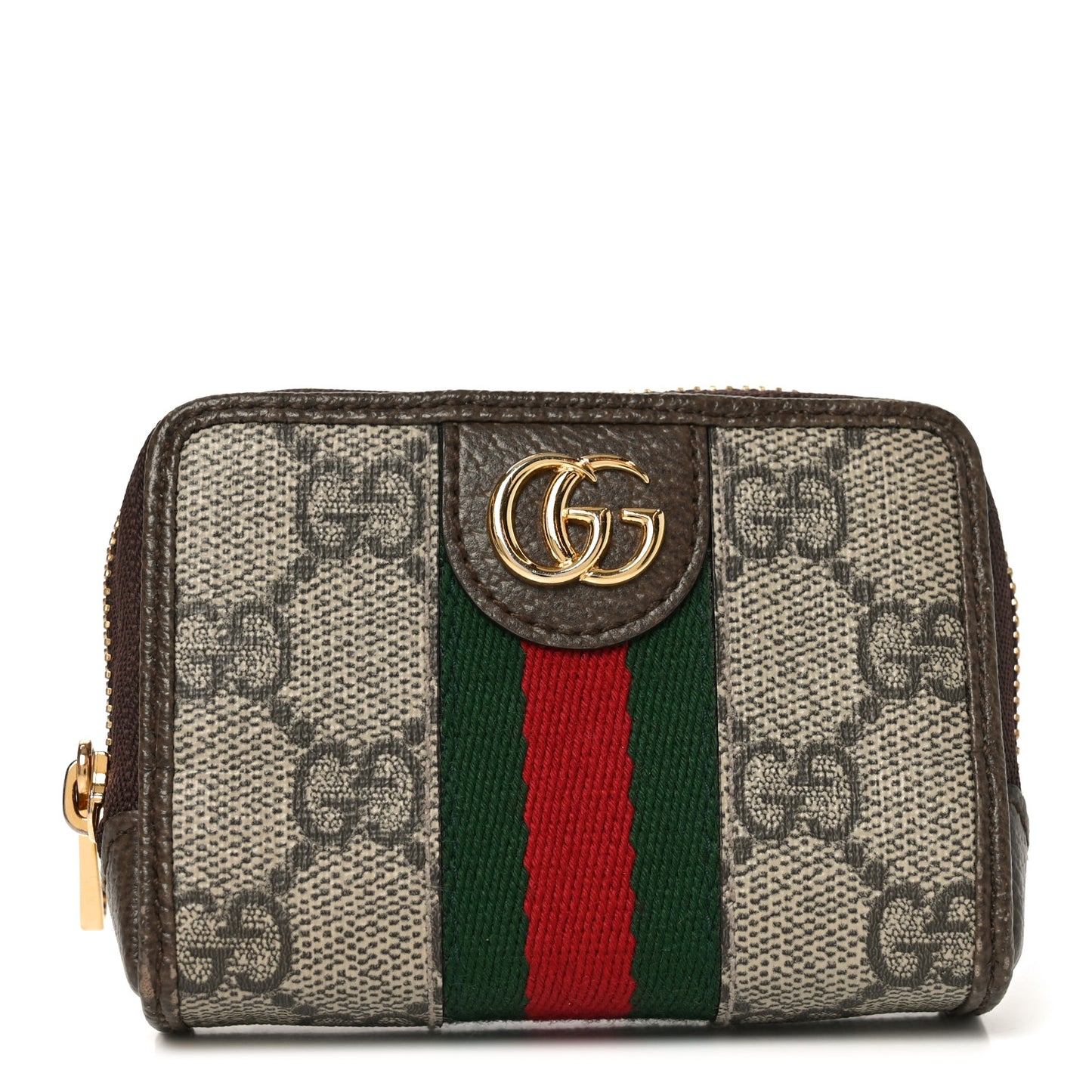GG Supreme Monogram Web Ophidia Playing Card Case Beige New Acero