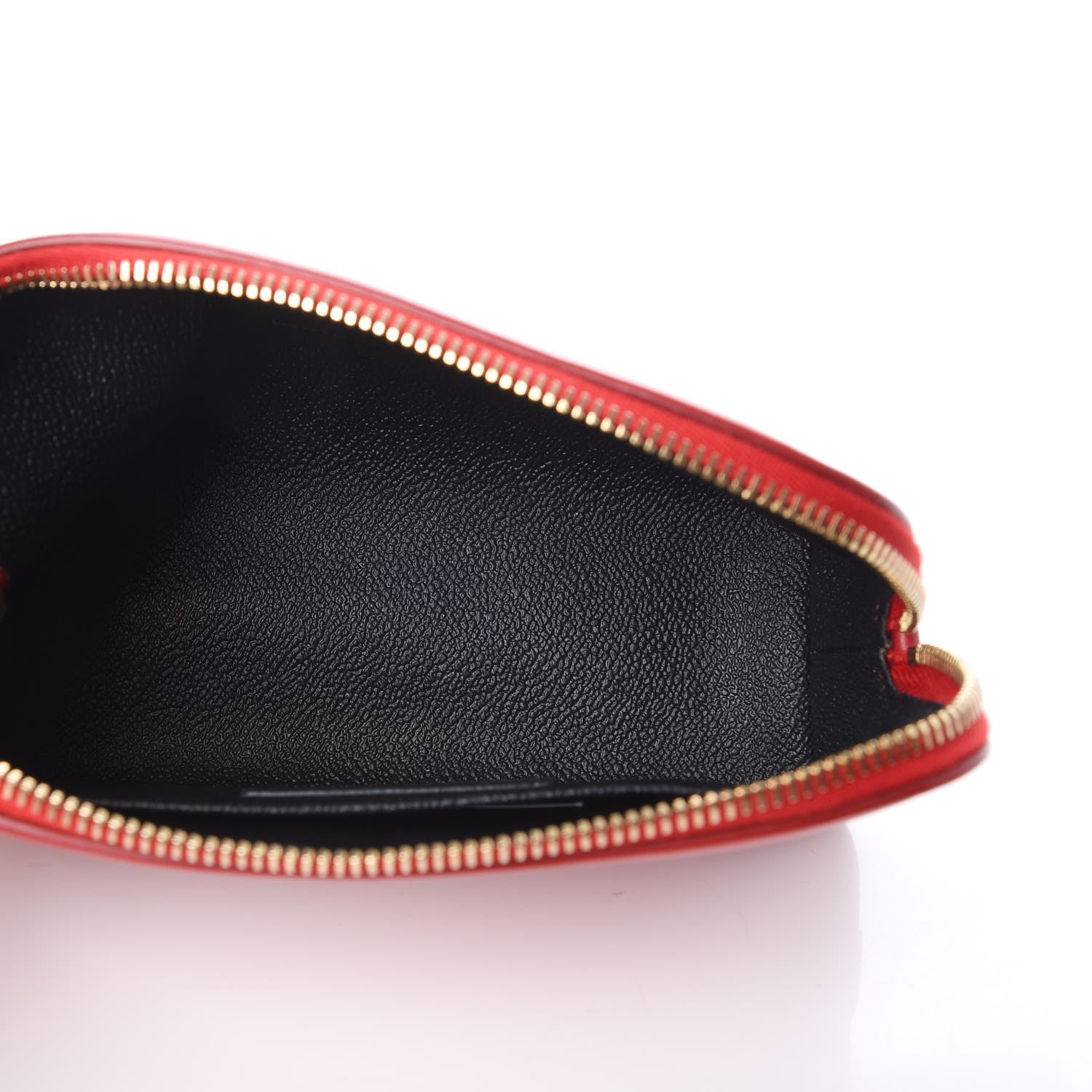 Saint Laurent Calfskin Cosmetic Case New Red 5 of 7