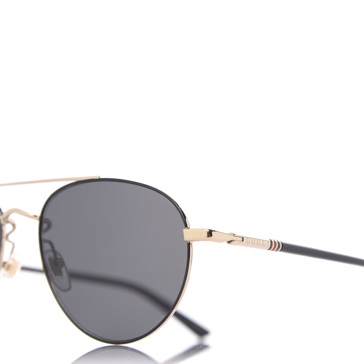 Acetate Aviator Sunglasses GG0388S Gold