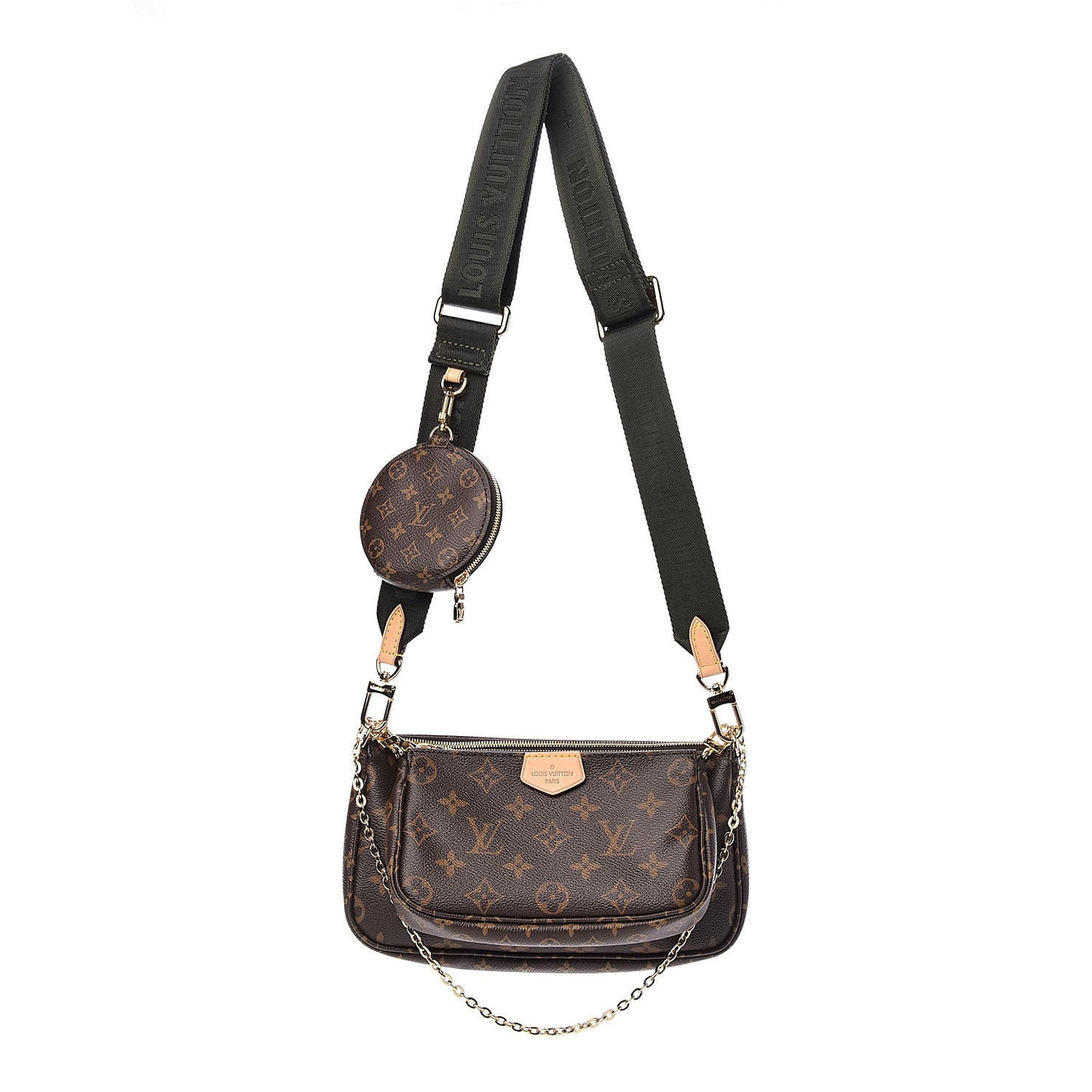 Monogram Multi Pochette Accessories Kaki