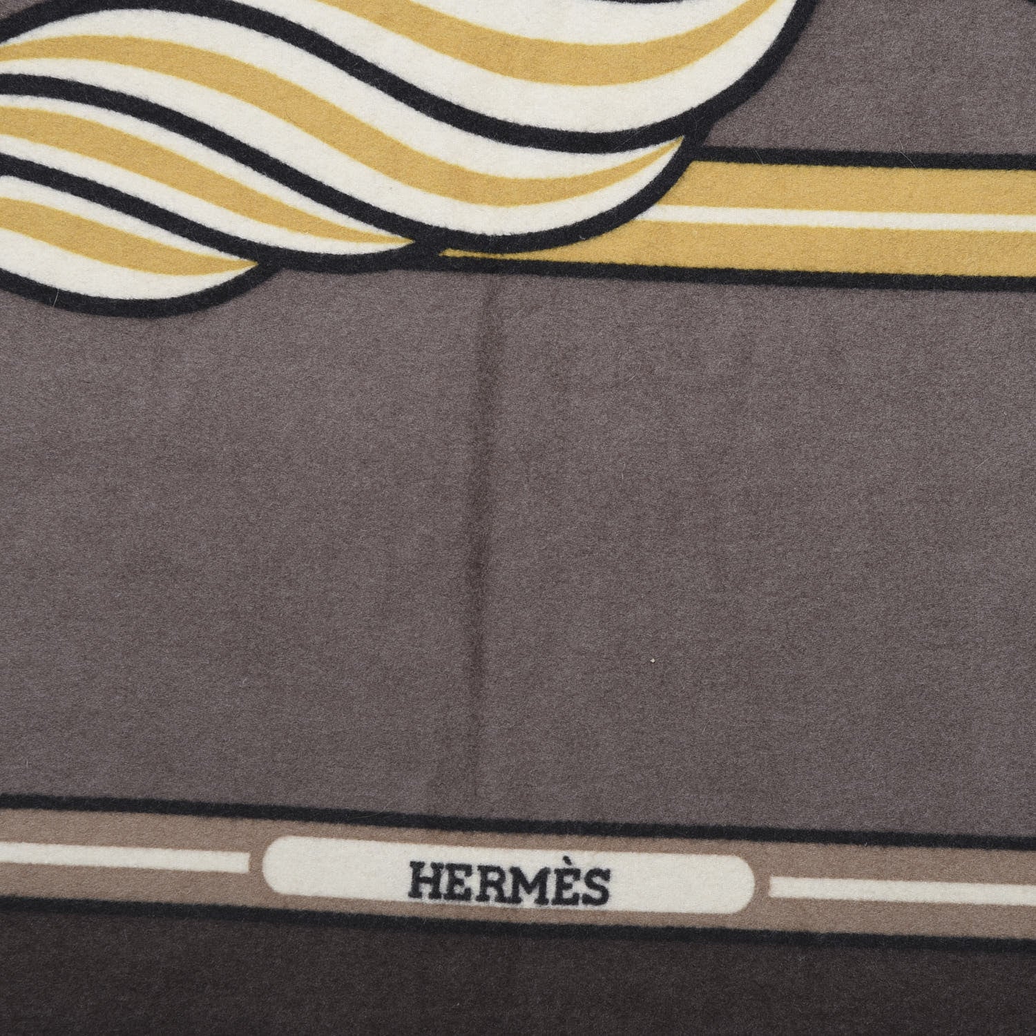 Hermes Cashmere Silk Quadrige Blanket 2 of 4