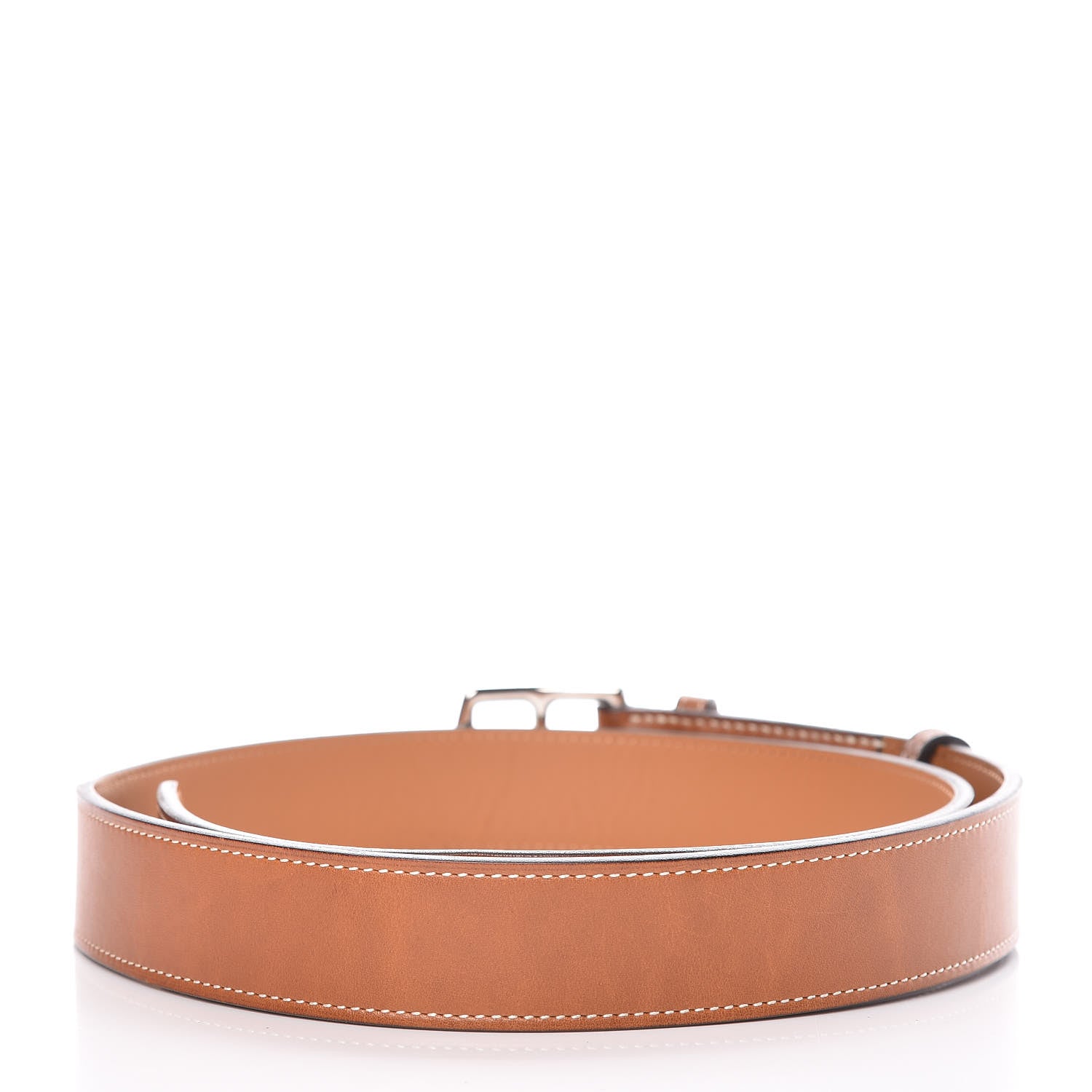 Hermes Barenia Etriviere Belt 90 Fauve 3 of 9