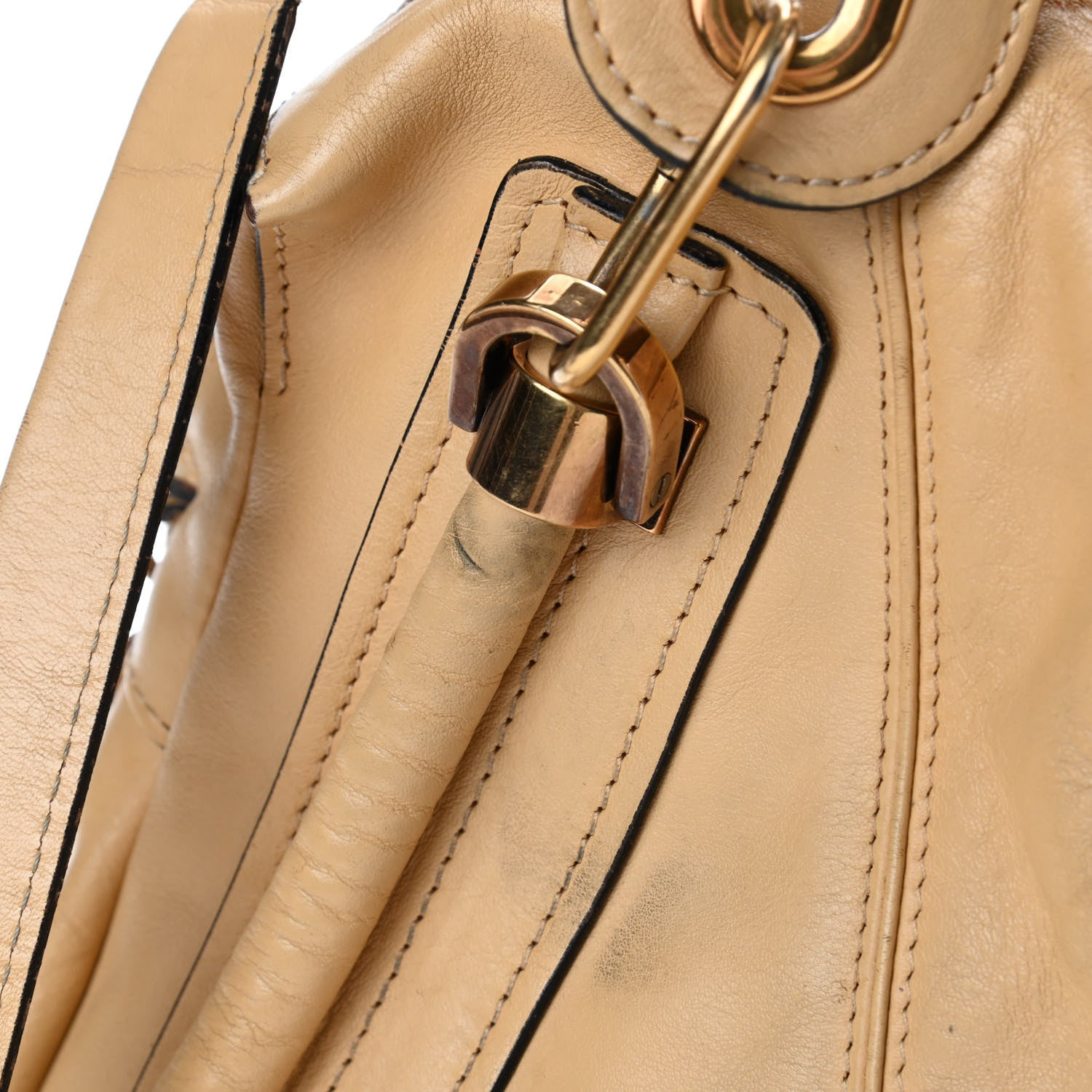 Chloe Calfskin Medium Paraty Beige 7 of 9
